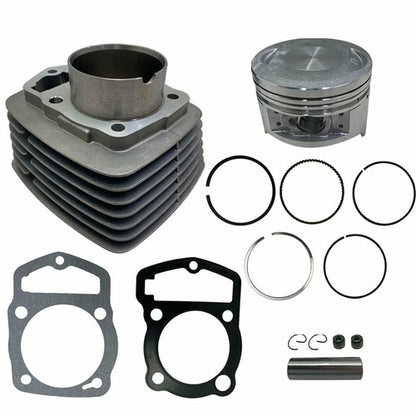 Solid Spare Top End Kit Cylinder Piston Rings Kit New For HONDA CBF200 XR200 XL200 63.5mm