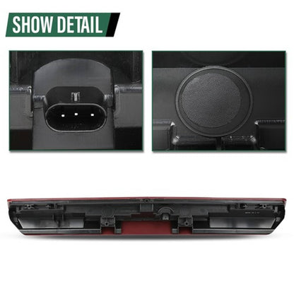 Solid Spare Third Brake Light Lamp w/o Camera Fit For 2019-2023 Chevy Silverado GMC Sierra