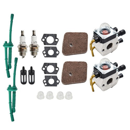Solid Spare 2PCS Carburetor For STIHL FS85 FS75 FS80 FC75 FC85 HL75 FS55 SP85 C1Q-S186A