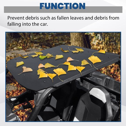 Solid Spare Thick 1/4" Hard Plastic Roof Top For Polaris RZR 900 S / RZR S 1000 2014-23
