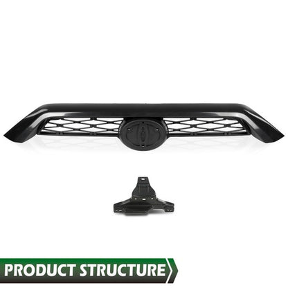 Solid Spare Fit For 14-20 Toyota 4Runner Front Upper Grille Mesh Grill Assembly