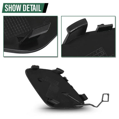 Solid Spare Fit For 15-18 Mercedes W205 C-Class Front Bumper Tow Hook Eye Cover A2058850324