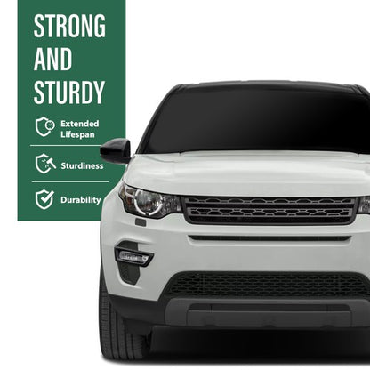 Solid Spare Bumper Fog Light Bezel Lamp Trim Fit For 15-18 Land Rover Discovery Sport