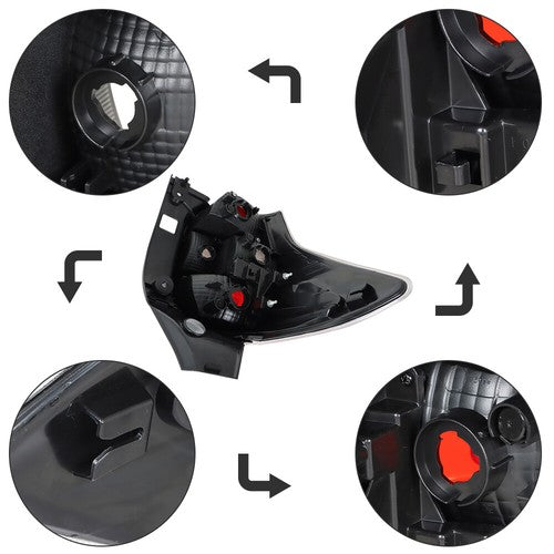 Solid Spare For 2014-2016 Subaru Forester Black Red Tail Light Right+Driveshaft Prop Shaft