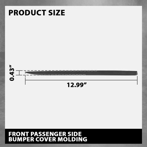 Solid Spare Front Bumper Molding Trim Right Fit For 2019-2022 Mercedes-Benz W177 A220 A250
