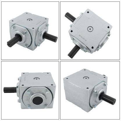 Solid Spare 40 HP Right Angle Gearbox 19455-SR-KW-KW-GR For Crosshole And Keyed Shaft