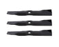Solid Spare (3) Oregon Blades for John Deere HD45 HD75 Lawn Mower 48"