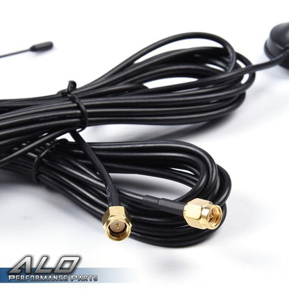 Solid Spare Fit For P71 Crown Victoria 3-3/4" Tall Magnetic Police Antenna 2 Lot Black