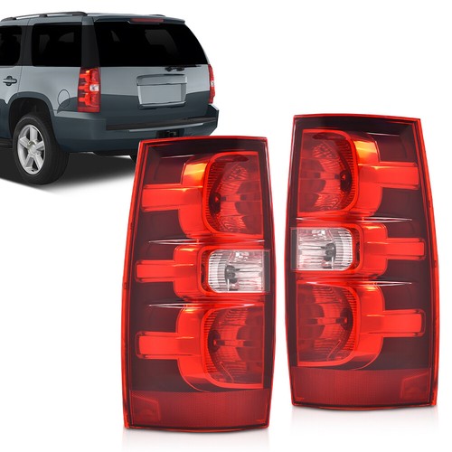Solid Spare Tail Lights Brake Lamps Left+Right Fit For 07-14 Chevrolet Suburban Tahoe