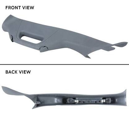 Solid Spare Left Driver A Pillar Handle Trim Grey Gray FOR 2011-2016 Ford F250 F350 F550