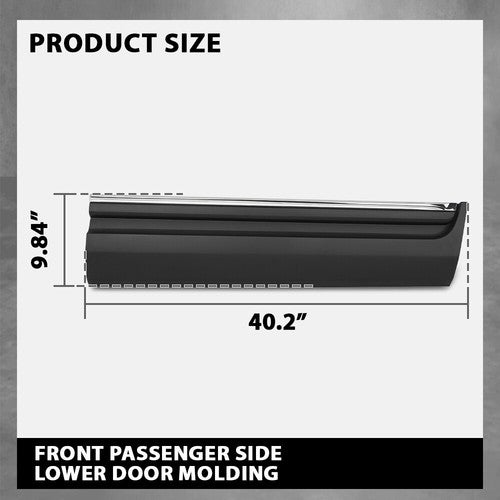 Solid Spare Door-Lower Molding Trim Front Right Fit For 2011-2015 Ford Explorer FO1305111