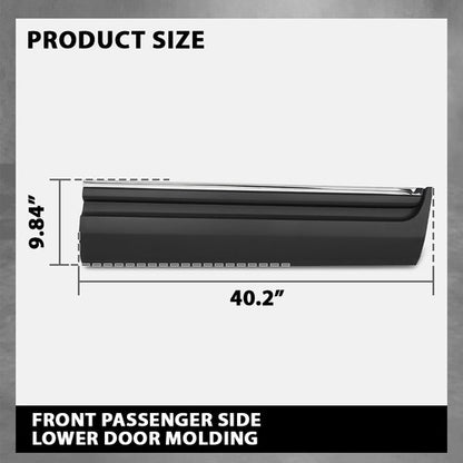Solid Spare Door-Lower Molding Trim Front Right Fit For 2011-2015 Ford Explorer FO1305111