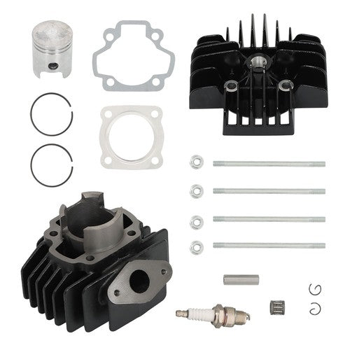 Solid Spare 50cc Cylinder Piston Gasket Head Top End Kit For Yamaha PW50 1981-2009 NEW