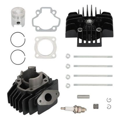 Solid Spare 50cc Cylinder Piston Gasket Head Top End Kit For Yamaha PW50 1981-2009 NEW