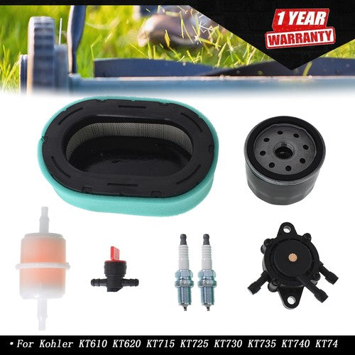 Solid Spare KT735 KT740 KT745 Air Oil Filter Kit For Kohler KT610 KT620 KT715 KT725 KT730