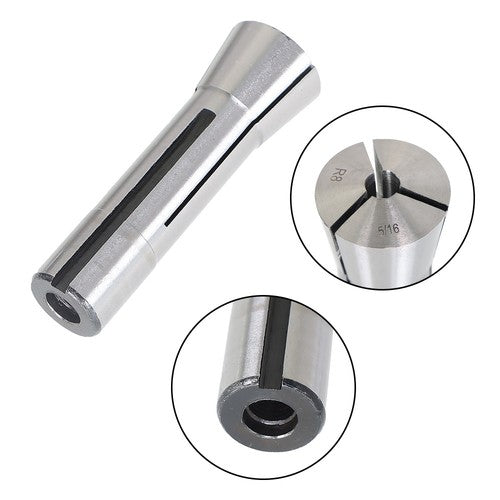 Solid Spare Collet Set Fractional 1/16" To 3/4" High Precision For Bridgeport 23 PCS R8 NEW