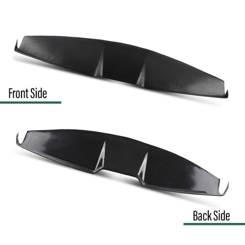 Solid Spare TPE Dashboard Dash Cover Overlay Black Fit For 2005-2009 Ford Mustang Base Model