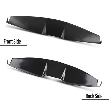 Solid Spare TPE Dashboard Dash Cover Overlay Black Fit For 2005-2009 Ford Mustang Base Model