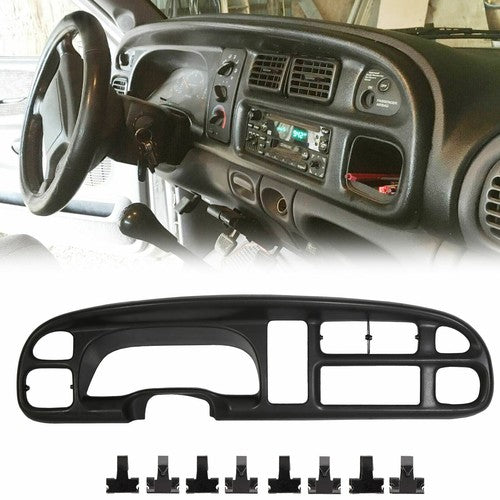Solid Spare For Dodge Ram 1500 2500 3500 1998-2002 Instrument Panel Dash Gauge Bezel