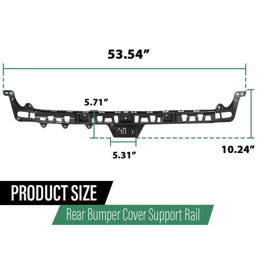 Solid Spare Fit For 2017-2024 Jeep Compass Rear Center Bumper Cover Support Rail 68244459AB