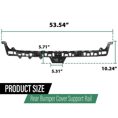 Solid Spare Fit For 2017-2024 Jeep Compass Rear Center Bumper Cover Support Rail 68244459AB