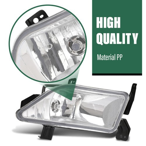 Solid Spare Fit For 2006 2007 2008 Honda Pilot Fog Lights Driving Lamps Left+Right Side