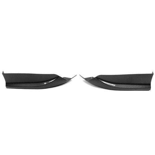 Solid Spare For 2016-2017 Accord Sedan 4DR CARBON Style Rear Bumper Lip Splitter Spoiler