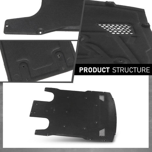Solid Spare Fit For 2010-2016 Porsche Panamera Engine Splash Shield Under Cover 97050411705