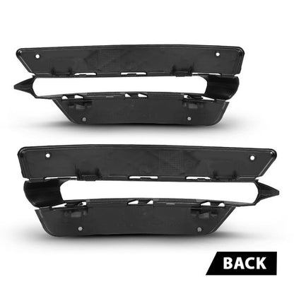 Solid Spare Fit For 2012-2014 Mercedes Benz C250 C300 C350 Fog Light Bezel Left+Right Side