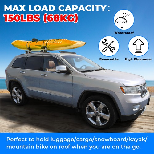 Solid Spare For Jeep Grand Cherokee 2011-2022 Cross Bar Roof Rack Side Rail Luggage Carrier