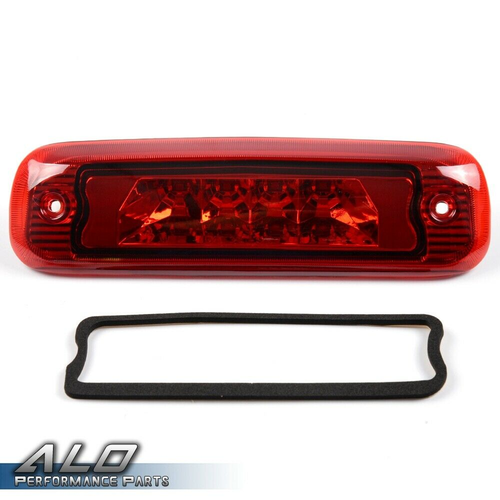 Solid Spare Fit For 97-01 Jeep Cherokee LED 3rd Third Brake Tail Light Cargo Lamp Red