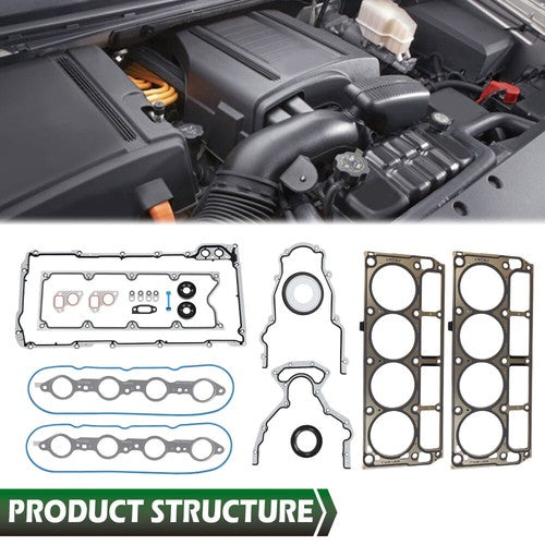 Solid Spare New Gasket Kit LS9 Head Gaskets Fit For GEN IV LS LS2/LS3/4.8L/5.3L/6.0L/6.2L
