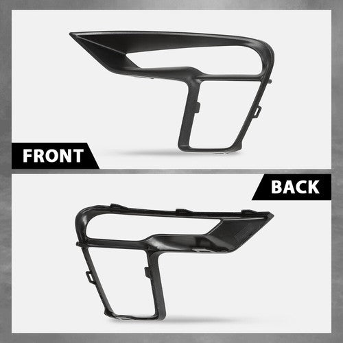 Solid Spare Front Bumper Fog Light Bezel Lamp Trim Left Side Fit For 18-19 Ford Explorer