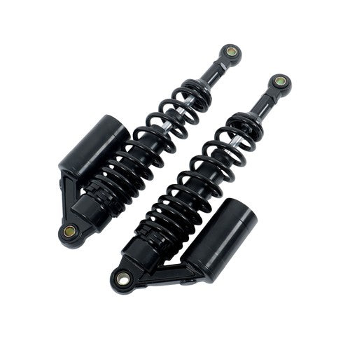 Solid Spare 2X13.5'' 340mm Pair Motorcycle Air Shock Absorber For Honda Yamaha Black