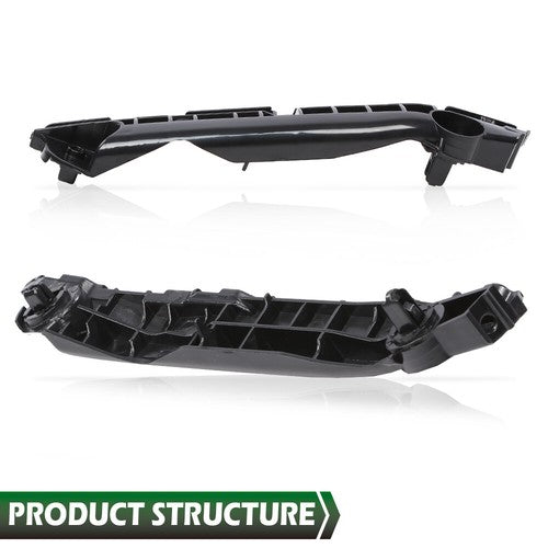 Solid Spare Fit For 07-11 Toyota Yaris Hatchback Front Bumper Bracket Right & Left