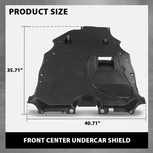 Solid Spare Fit For 2019-2023 Toyota RAV4 Engine Splash Shield Under Cover Front Center