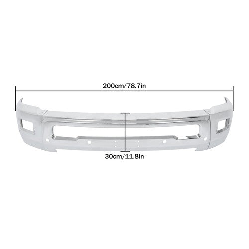 Solid Spare High Quality Split Front Bumper W/ Fog Light Holes For RAM 2500 3500 2010-2018