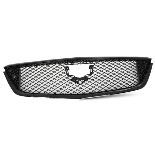 Solid Spare Front Bumper Hood Mesh Grille Grill Black Fit For 2020-2024 Cadillac CT5