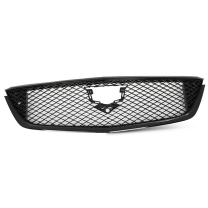 Solid Spare Front Bumper Hood Mesh Grille Grill Black Fit For 2020-2024 Cadillac CT5