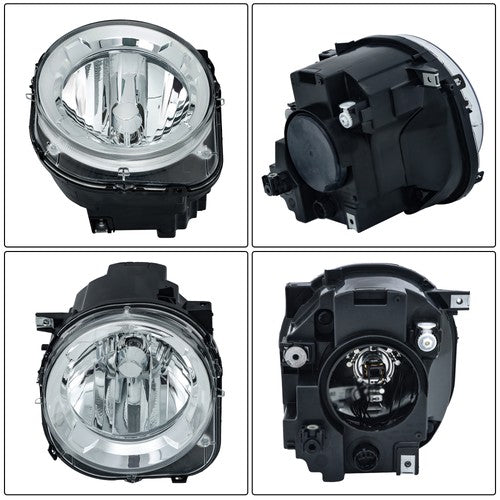 Solid Spare For Jeep Renegade 2015-2017 18 Halogen Headlight Driver Left Side Clear Headlamp