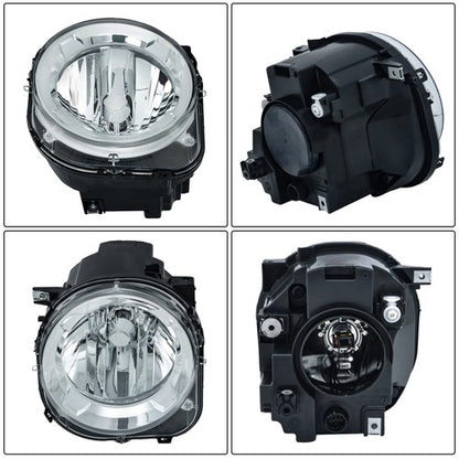 Solid Spare For Jeep Renegade 2015-2017 18 Halogen Headlight Driver Left Side Clear Headlamp