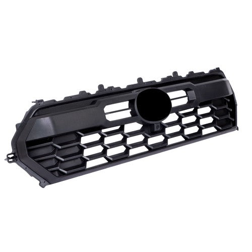 Solid Spare Front Upper Grille Grill W/Camera Hole Black Plastic For Toyota Tacoma 2024-2025