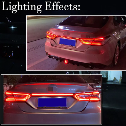 Fit 2018-2024 Toyota Camry LED Dynamic Rear Red Lens Turn Signal Tail Light