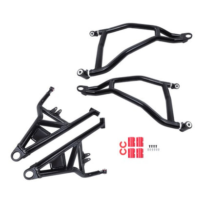 Solid Spare Black High Clearance Steel A-Arms Set 2014 + for Polaris RZR XP 4 1000 Turbo