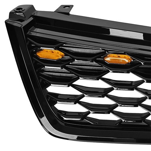 For 2019 2020 2021 Subaru Forester Front Bumper Black Honeycomb Grille w/Light