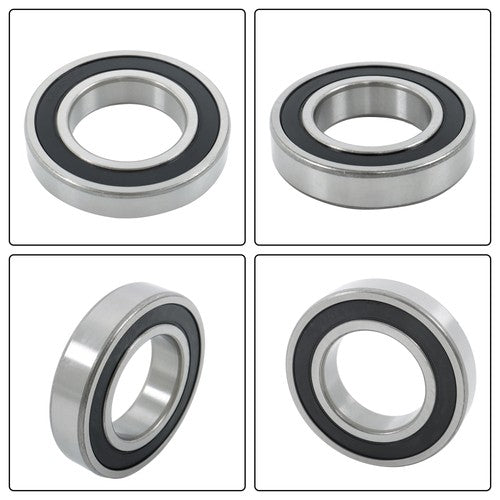 Solid Spare 4Pcs 6210-2RS Bearings 50×90×20mm Double Rubber Seals Deep Groove Ball Bearing