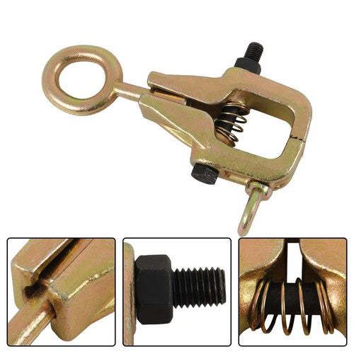 Solid Spare Auto Repair Pull Clamp & Self Tightening 5 Ton Clamp 2 Way Frame Back Grips New