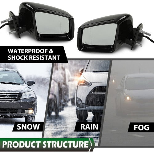 Solid Spare Rear View Side Mirror Assembly Set Fit For 2005-11 Mercedes Benz W164 X164 ML GL