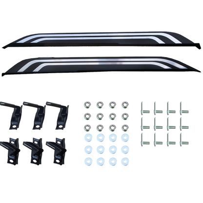 Fits 2019-2024 Toyota RAV4 Side Step Bars Running Boards Nerf Bar Aluminum 2PCS