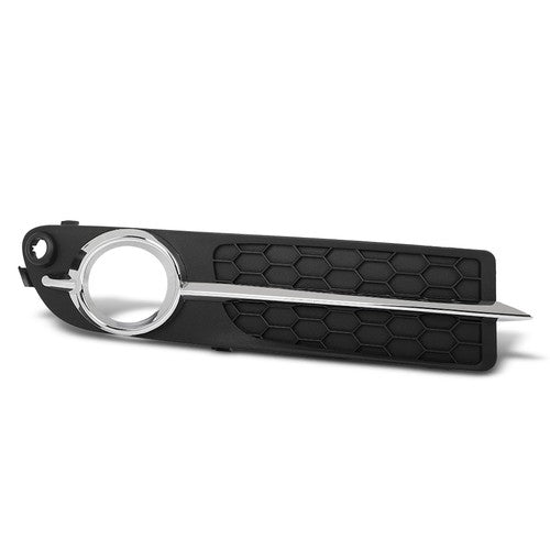 Solid Spare Fog Light Bezel Lamp Cover w/ Chrome Trim Right Side Fit For 2007-2013 Volvo S80